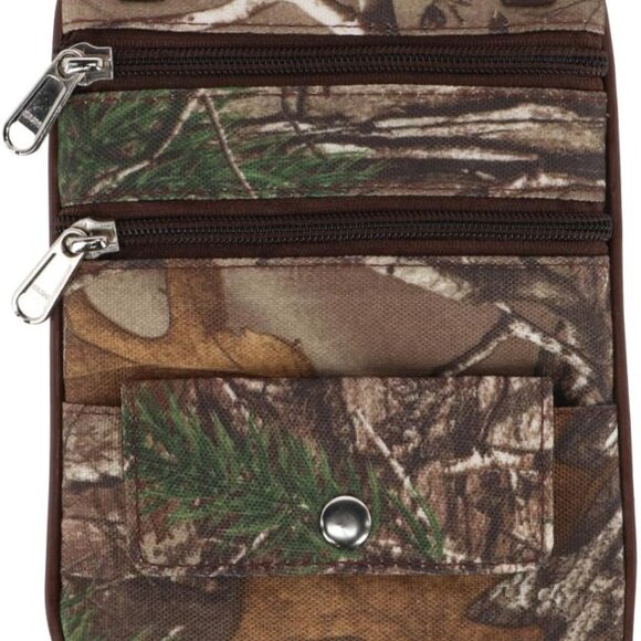 Lightweight Men's Realtree Camo Crossbody Bag for Outdoor Adventures - Picture 1 of 6